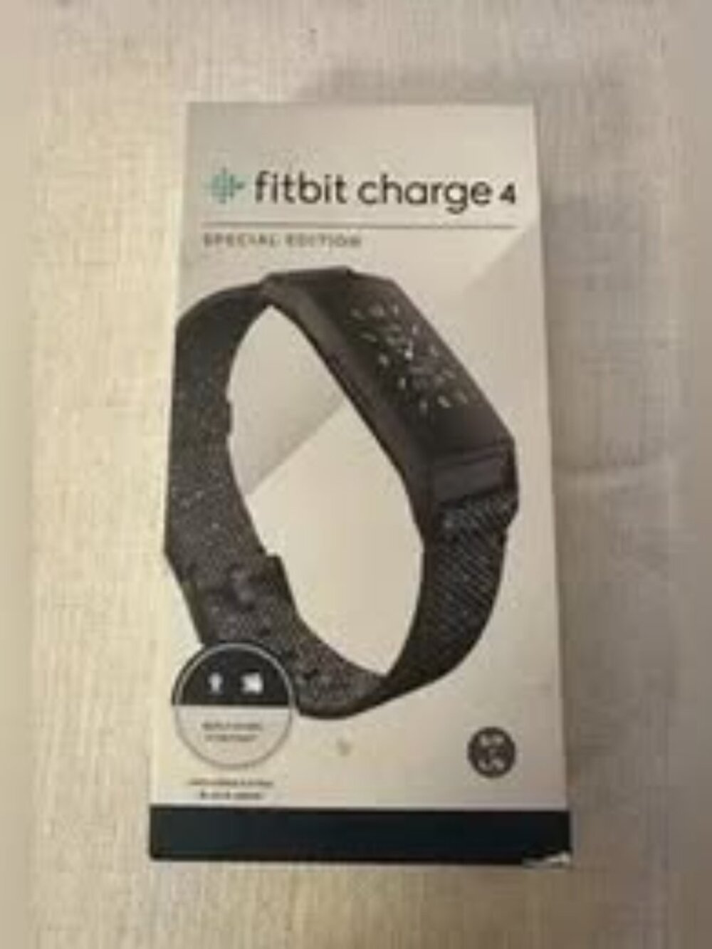 Fitbit Charge 4 Special Edition Granite Woven Band & Extra Black Band - Unisex